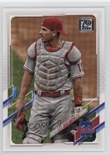2021 Topps Image Variation JT Realmuto SP (Wearing Catcher's Gear) #611 8u9