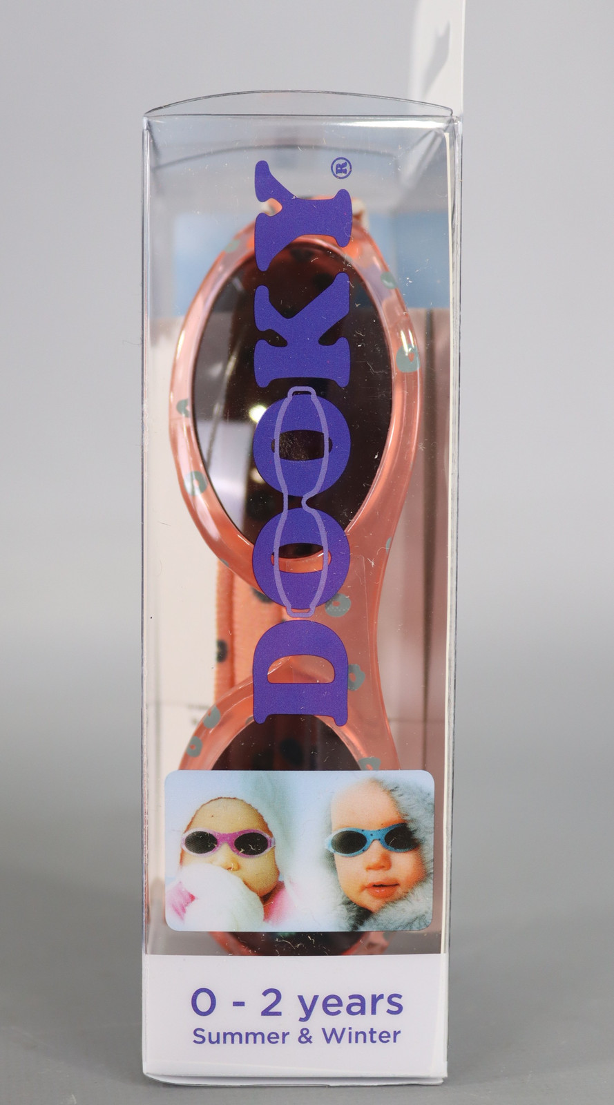 Dooky™ Baby Banz sunglasses with adjustable strap 0-2 yrs Perfect Peach