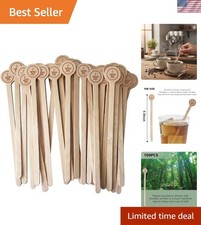 Coffee Stirrers Stir Sticks Wooden Beverage Mixer with Round Ends,Disposable ...
