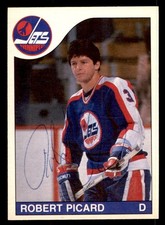 1985 OPC O-Pee-Chee Hockey #215 Robert Picard Signed Autograph (no COA) *d2