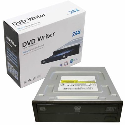 JUSTOP 24x SATA DVD-RW Writer Rewriter Super Multi DL Schwarz CD DVD DL 4-24x 14