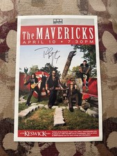 Raul Malo Signed 18"x12" Mavericks Concert Poster From 2013 Deceased In 2025