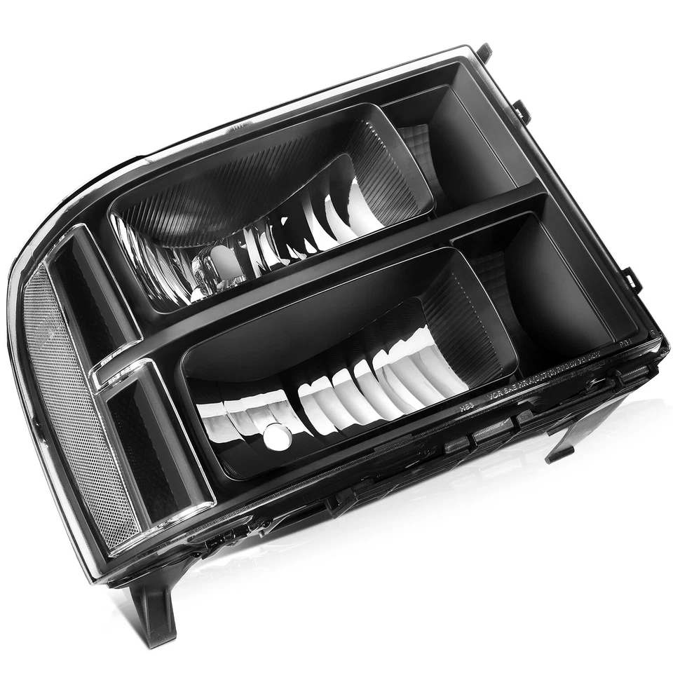 Headlights Assembly Fits 2007-2014 GMC Sierra Replacement Left and Right Side - Изображение 4 из 4