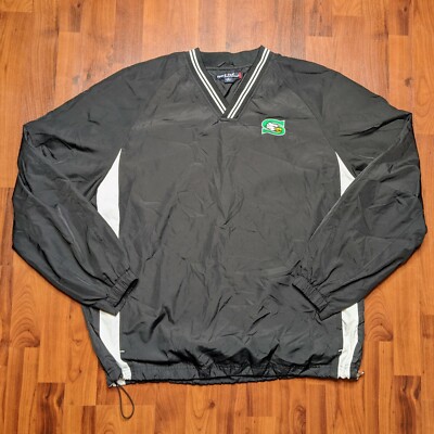 Seattle Seahawks Sport Tek Port Authority Pullover V-Neck Jacket Windbreaker XL 
