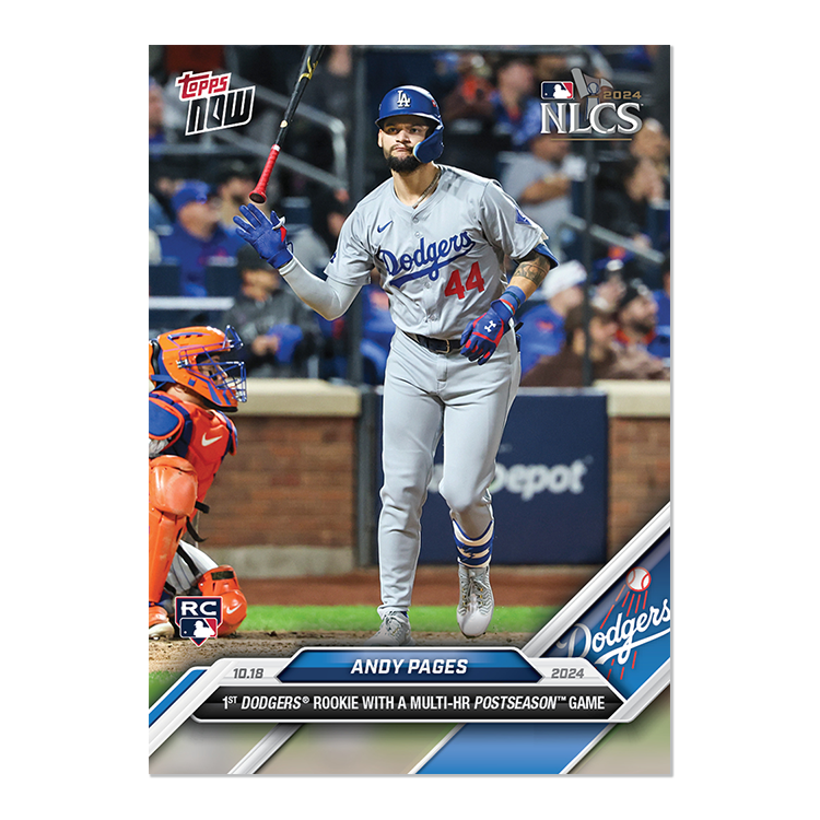 Andy様 オーダー専用ページ 2024 MLB NLCS Topps NOW 850 ANDY PAGES MULTI HR LA DODGERS ROOKIE