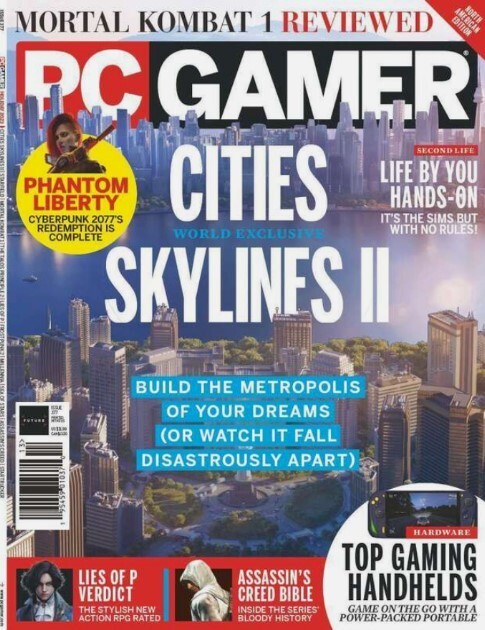 PC Gamer Magazine (US) Buyer's Guide Issue #377 Holiday 2023/ Cities Skylines II