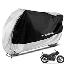 Motorcycle Motorbike Cover Waterproof UV Protector For Royal Enfield Meteor 350