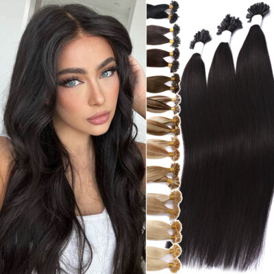 1Gram Keratin Bonding Hair Extensions Remy Echthaar 150Strähnen Haarverlängerung