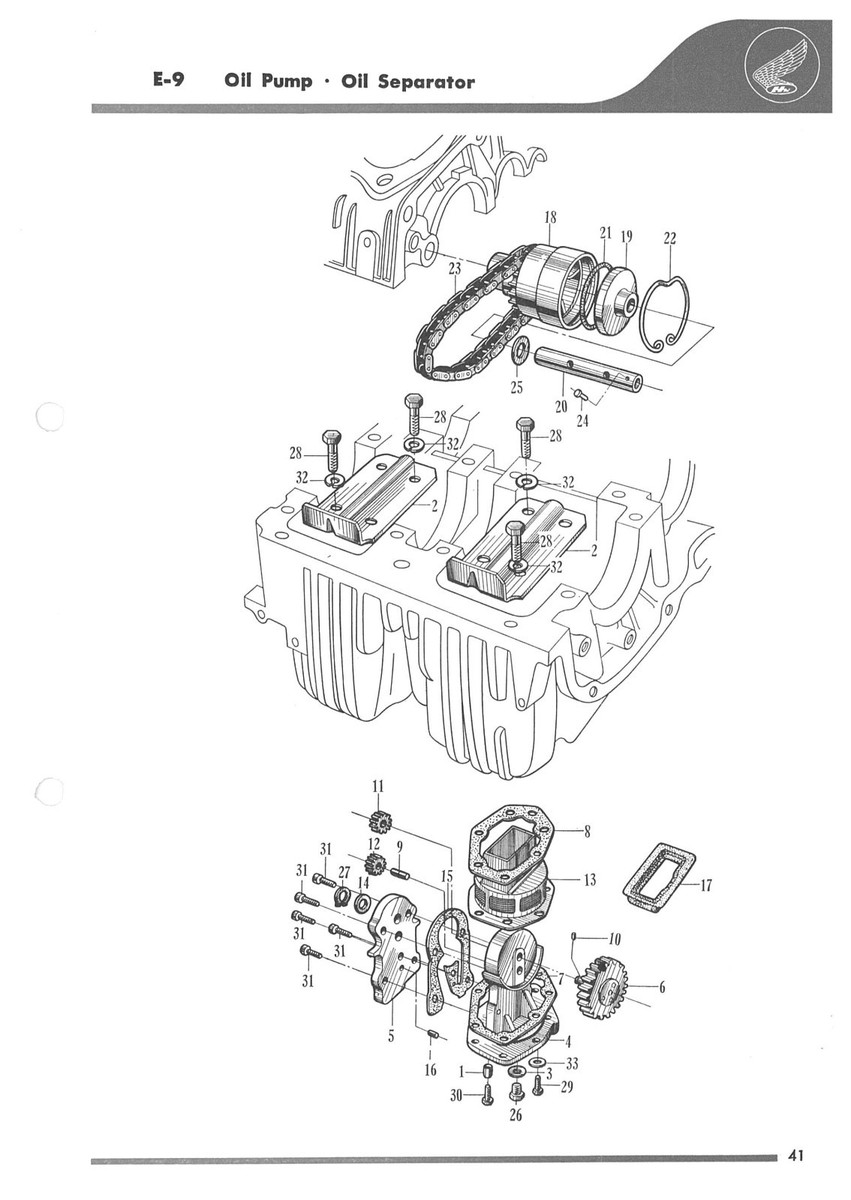 HONDA Parts Manual C72 CA72 CS72 C77 CA77 & CS77 1964 1965 1966