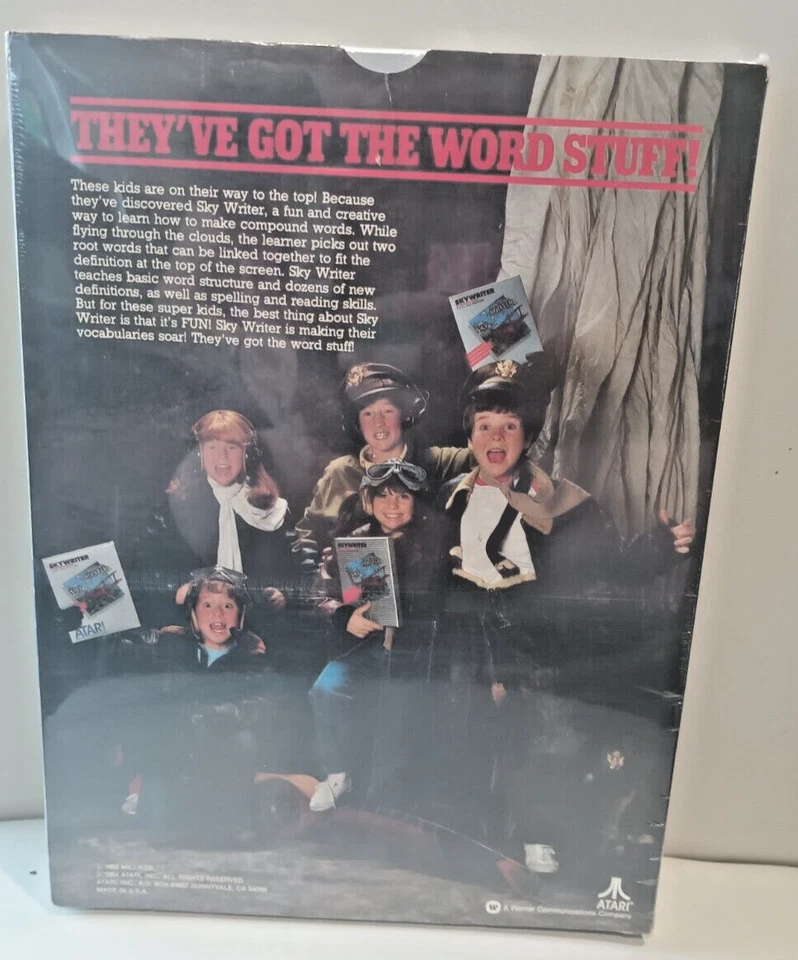 Sky Writer; Atari 400/800/XL/XE New in Box on Cartridge w/manual RX8059 - Image 3 of 4