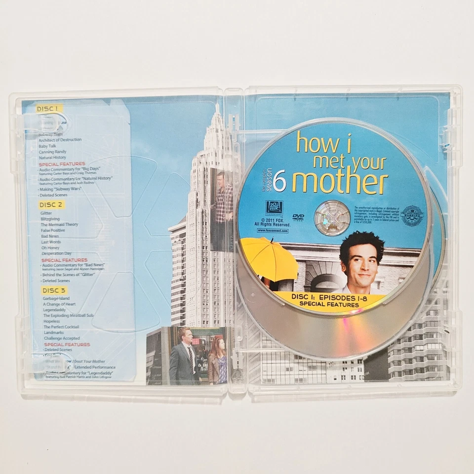 How I Met Your Mother: The Complete Sixth Season 6 Special Ed. (DVD) EXCELLENT - Image 2 of 4