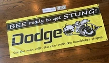 PLYMOUTH SUPER BEE Garage Banner Sign (Large 2'x5')