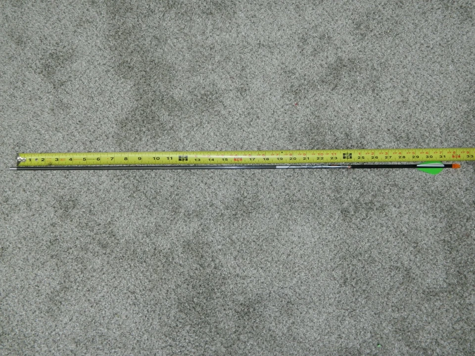 Nuevo 12 Flechas Easton Axis SPT 340 Columna 5mm - 9.5 GPI - con Tapones de Acero Inoxidable 50 gr Foto 3 de 4