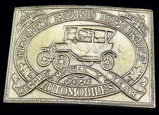 Ford Model T Antique Classic Car Vintage Belt Buckle