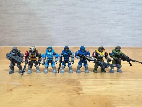 Mega Construx Bloks Halo Noble Team and Spartan JFO Figure Sets Doll Toy Rare