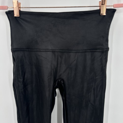 Spanx Faux Leather Black Legging Size Large - Picture 3 of 12