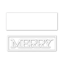 Simon Says Stamp MERRY FRAME Wafer Dies, New