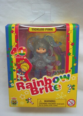 Rare CHASE Rainbow Brite WINTER TICKLED PINK 2'' PVC Plastic TOY FIGURE NEW