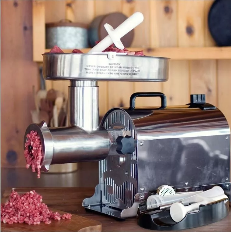 Meat grinder on sale sausage stuffer combo