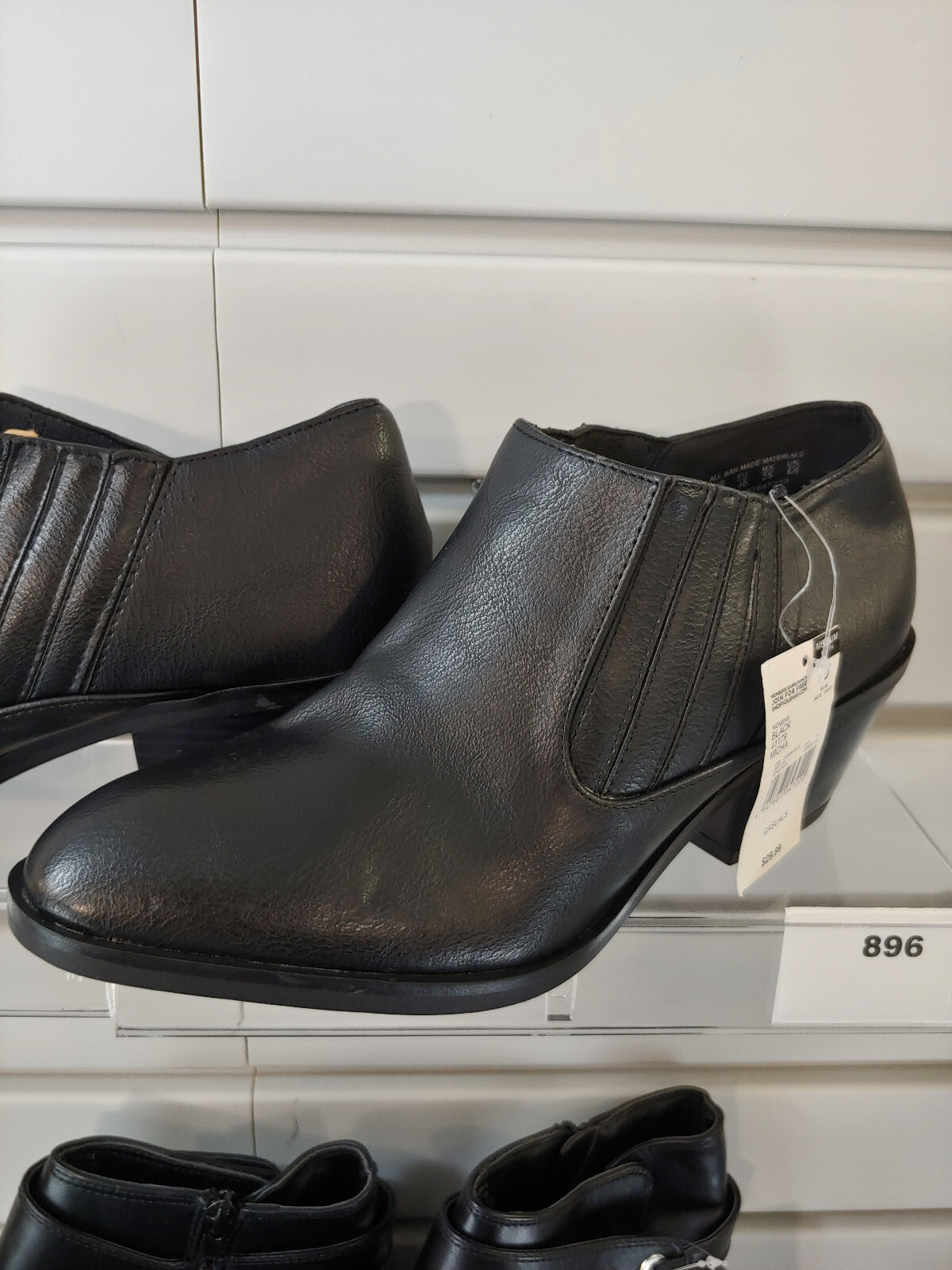 Lotto di 6 paia scarpe da donna taglia 8 tacchi stivali piatti mocassini pantofole sandali 896