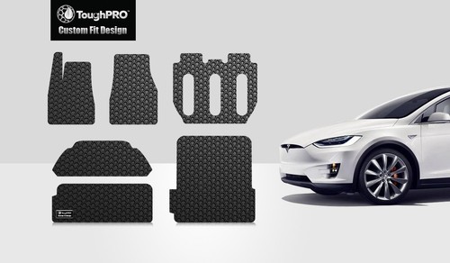 Juego de tapetes de 7 asientos ToughPRO Tesla Model X y juego de tapetes de maletero - Imagen 9 de 10