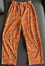 NFL Team Apparel Denver Broncos Youth Kids Sleep Lounge Wear Graphic Logo Pants