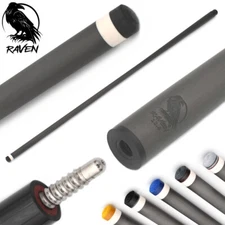 RAVEN Carbon Fiber Pool Cue - Shaft Only, Radial Joint, 12.9/12.4/11.8, 29"