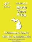 Michigan 4th Grade Math Test Prep: Common Core Learning Standards by ...