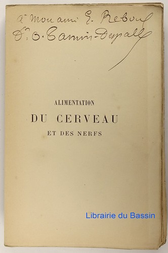 Alimentation du cerveau et des nerfs Dr. O. Tamin Despalles 1873 Envoi - Picture 5 of 5