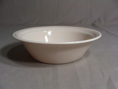 1 CORNER STONE BY CORNING Coupe Soup Bowl W/Rings (Goes W/English Breakfast Pat)