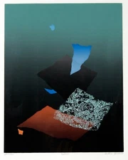 Shobha Ghare Original Silkscreen, “Nature” 1989