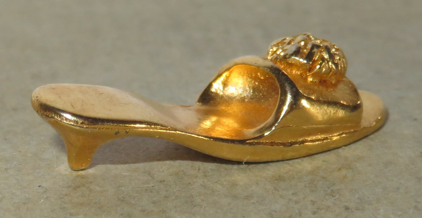 PANTOFOLA D’ORO 2005 Alcara Scarpe Oro Stivaletti Pantofole Statuina IN Metallo 3D a Scelta