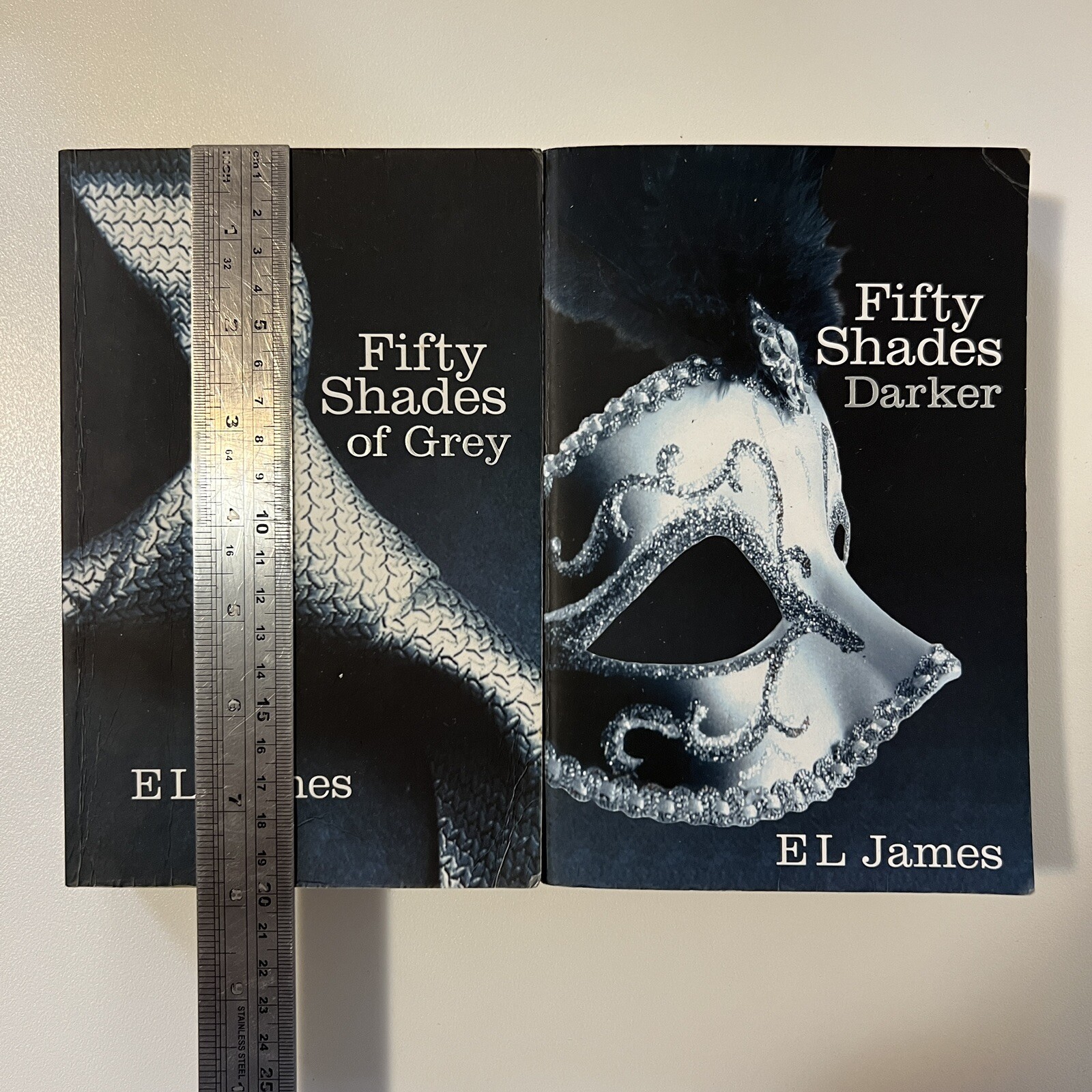 Fifty Shades of Grey & Fifty Shades Darker by E L James PB Free