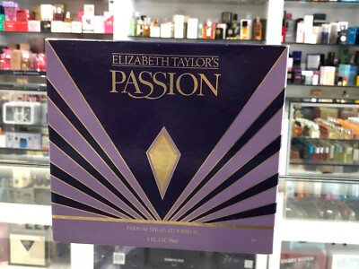 ELIZABETH TAYLOR'S PASSION PARFUM SPRAY 8 ML(HARD TO FIND)