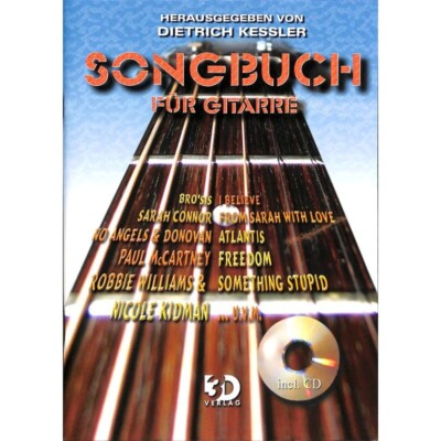 Musiknoten: 15 beliebte Hits für Gitarre mit Text und Akkorde inkl. CD