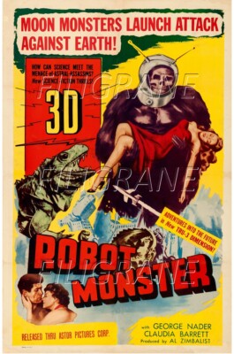 ROBOTER MONSTER FILM Rmky - POSTER HQ 40x60cm eines KINO POSTER