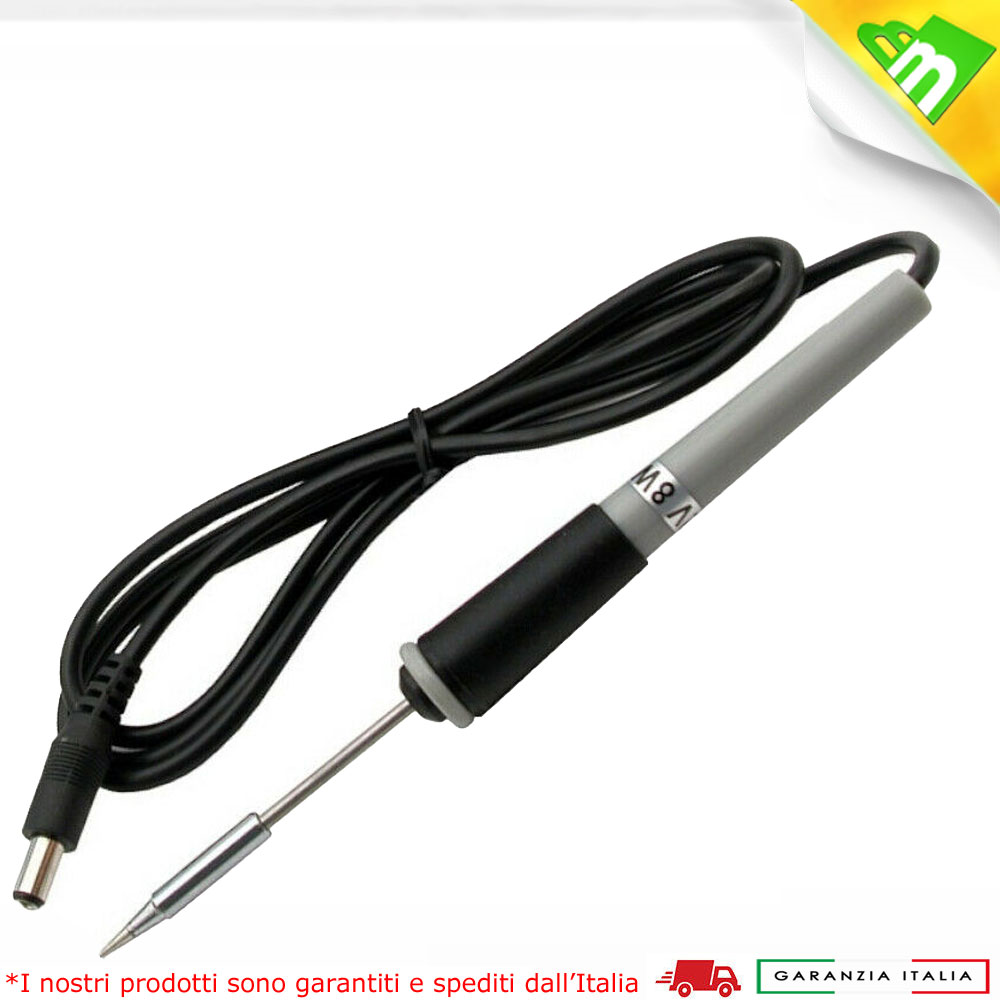 Mini Stazione Saldante Stazione Saldatura A Stagno Analogica - Temperatura Regolabile 150°C-450°C - Per Hobby E Laboratori Mini Saldatore Stagno - Foto 4