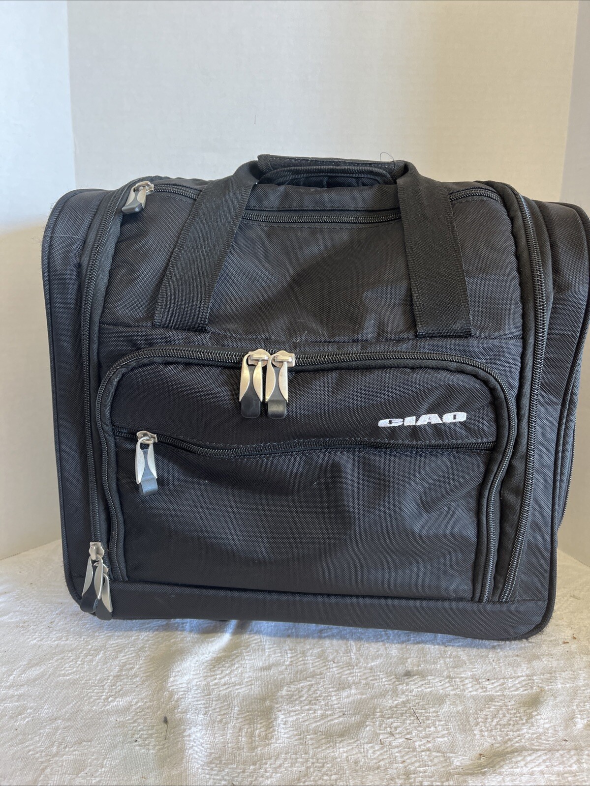 CIAO Under The Seat Travel Case 15&rdquo; Carry On Suitcase Spin