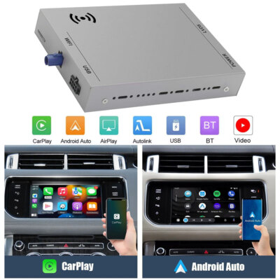 Wireless Carplay Android Auto Decoder Unit For Land Range Rover Jaguar ...