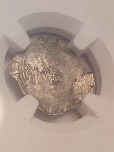 Germany Strassburg 1250-1300 Silver Pfennig Angel & Bishop NGC MS61