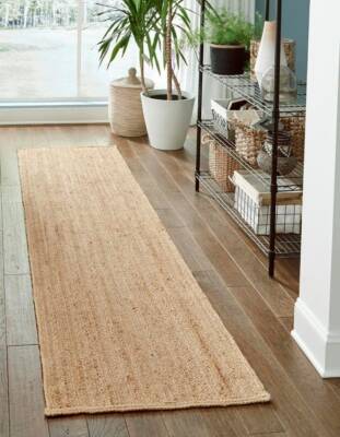 Natural jute runner rug Sisal Braided jute runner hallway runner kitchen runner