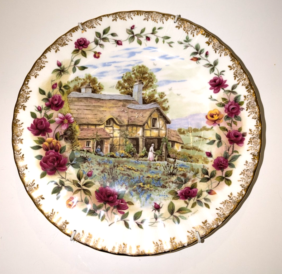 Royal Albert Bone China Four Seasons 8” Spring Plate by F F Errill