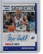 Malik Monk - 2023-24 Panini Hoops Basketball Great Significance Autograph Card