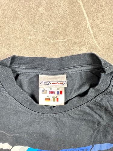 Reebok Vintage Tshirt | Schwarz | XL | Druckgrafik | Oversized - Fit - Imagen 3 de 4