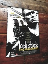 LOCK STOCK & TWO SMOKING BARRELS  DVD Poster FROM 1998 size 49cm x 67cm