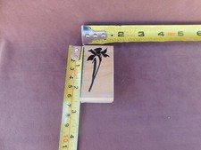 Posh Impressions Flower Rubber Stamp 2 1/4" x 1 1/4"