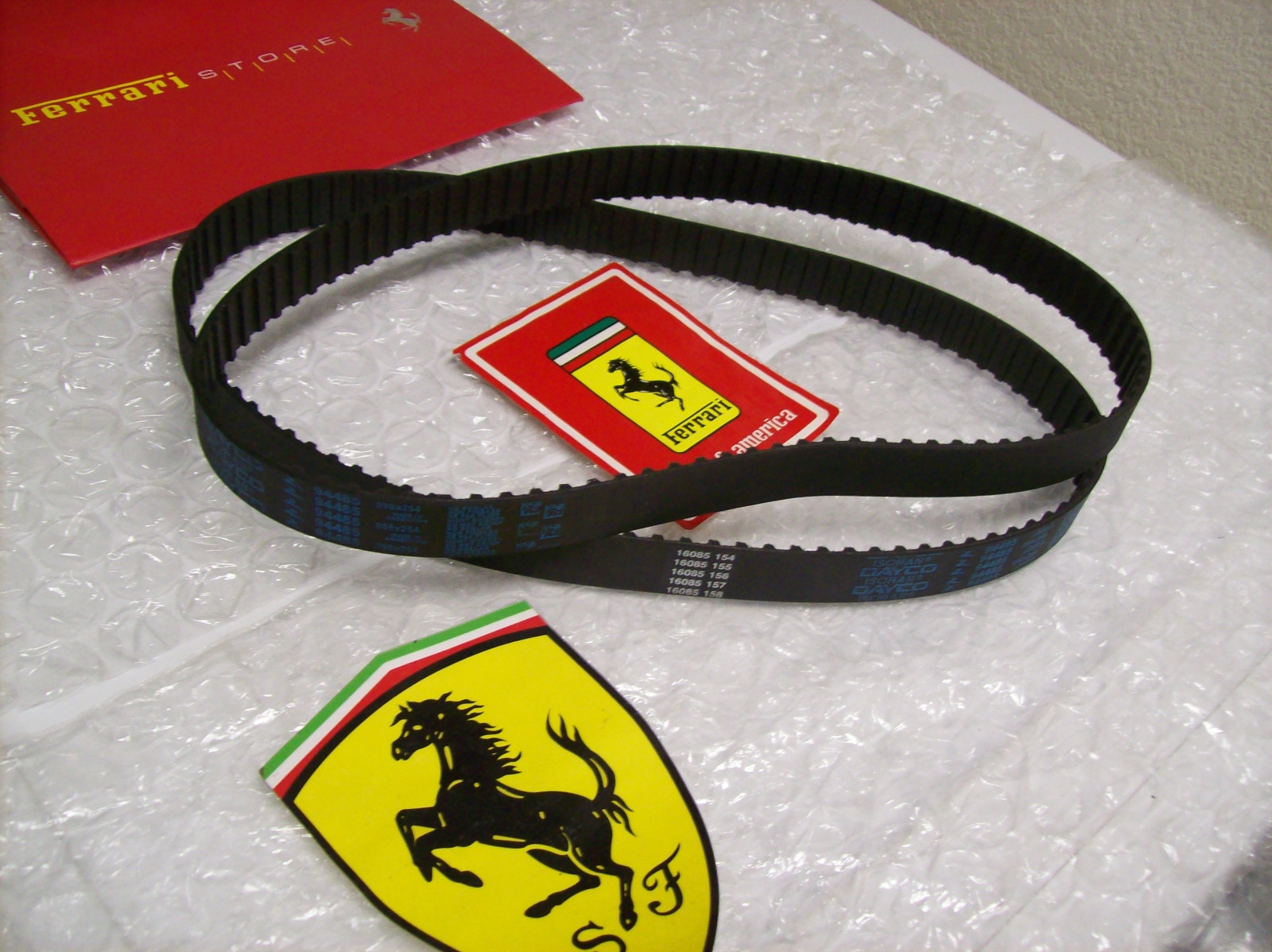 1983-1985 -308Gts-1985-1989-328-Gts Ferrari Timing belts Day Co set of Two Oem.