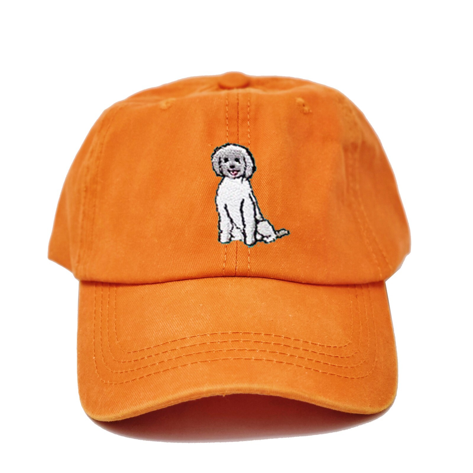 Maltipoo dog embroidered dad hat, Maltese poodle dog embroidered ball cap