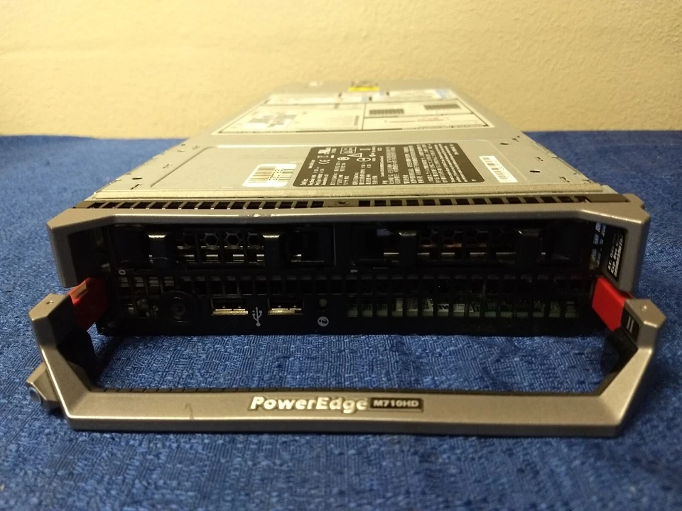 Dell PowerEdge M710HD Blade Server x2 Intel E5645 2.40GHz 144GB RAM No HDD - Image 3 of 4