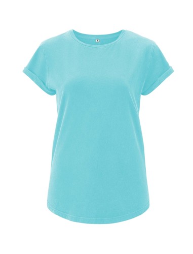 EARTH POSITIVE - Damen Rolled-Up-Sleeve Organic T-Shirt 'EP16' 100% Baumwolle - Picture 207 of 233